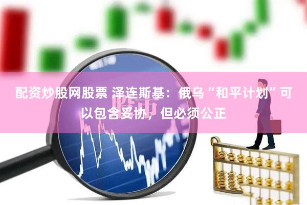 配资炒股网股票 泽连斯基:俄乌“和平计划”可以包含妥协,但必须公正